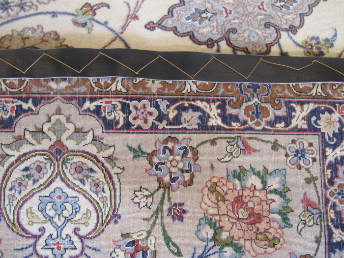 Fine Part-Silk Isfahan Rug