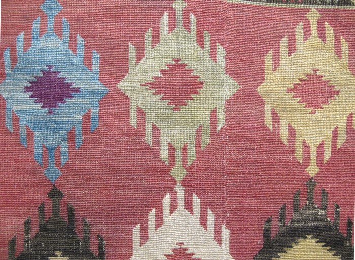 Silk Embroidered Mirror Cover, Uzbekistan