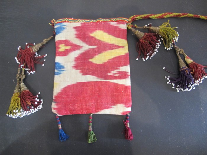 Double-Sided Silk Ikat Purse