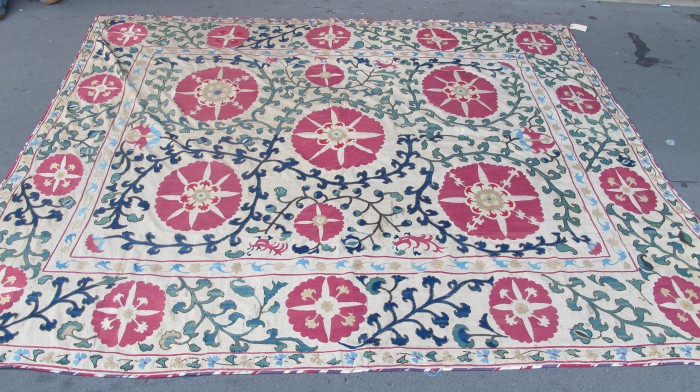 Samarkand Silk Embroidered Suzani