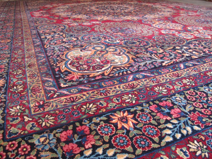 Sumptuous Persian Yazd Carpet