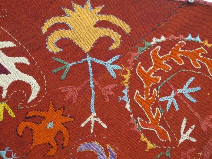 Uzbek Silk Embroidered Horse Cover