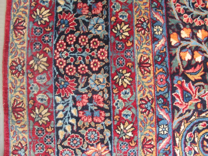 Sumptuous Persian Yazd Carpet