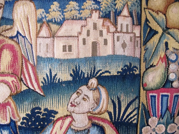 Fine North German Tapestry Cushion