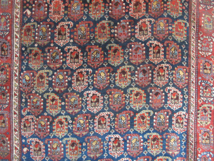 Khamseh Rug with Botehs