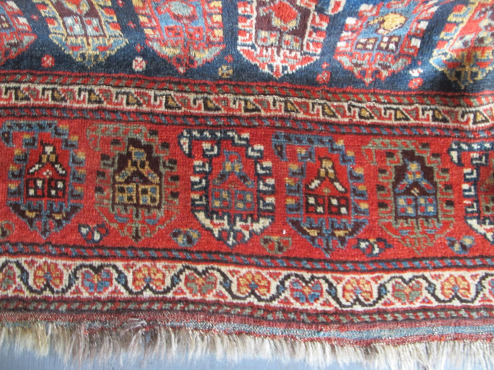 Khamseh Rug with Botehs