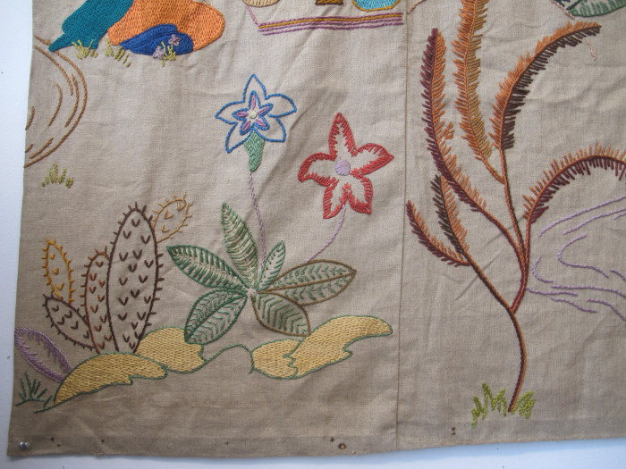 English Embroidery with Persian Design