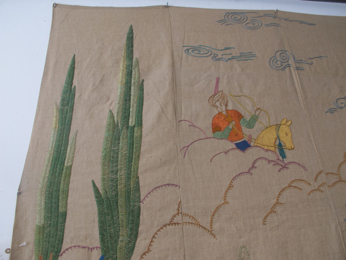 English Embroidery with Persian Design
