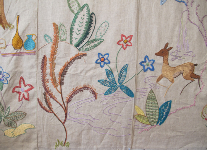 English Embroidery with Persian Design