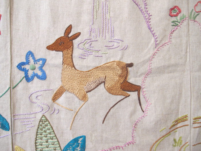 English Embroidery with Persian Design