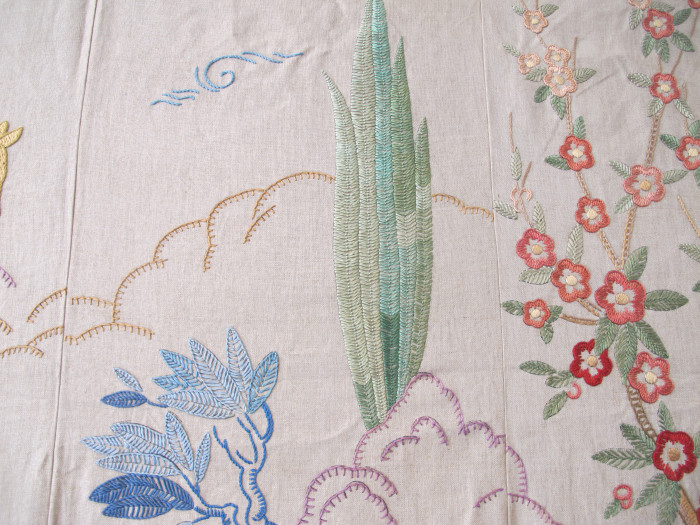 English Embroidery with Persian Design