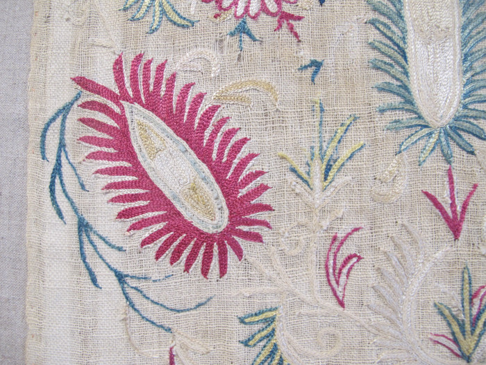 Pretty Greek Island Embroidered Panel