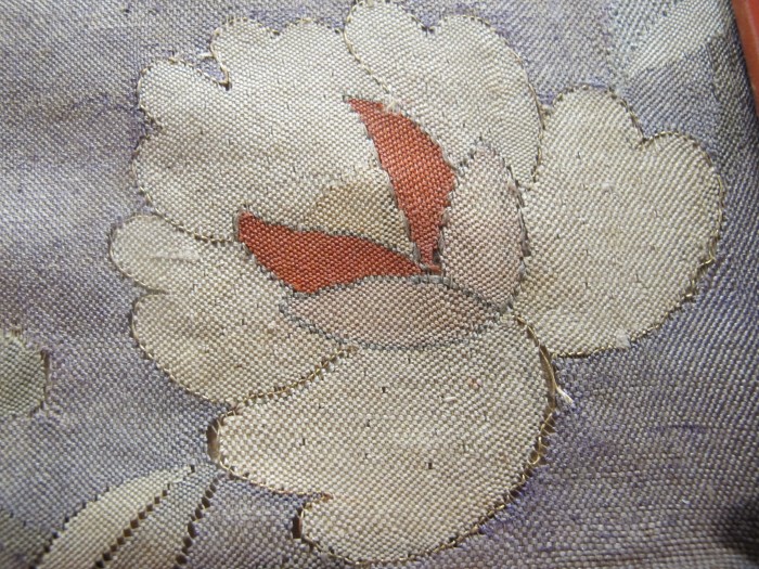 Chinese Silk and Metal Thread Kesi Panel