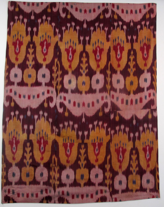 Silk Ikat Panel, Uzbekistan