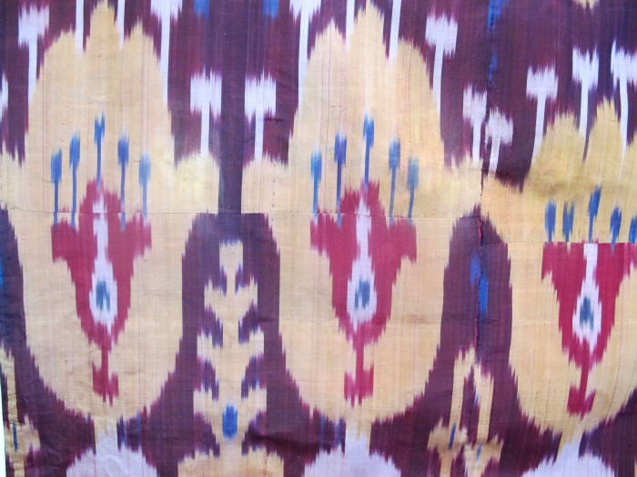 Silk Ikat Panel, Uzbekistan