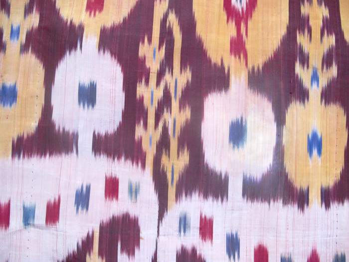 Silk Ikat Panel, Uzbekistan