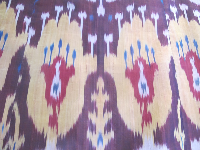 Silk Ikat Panel, Uzbekistan