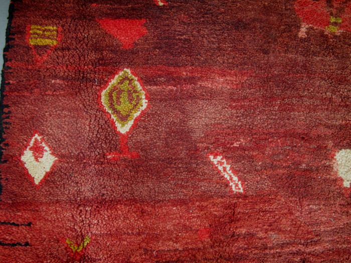 Moroccan Carpet With Interesting Ornamentation