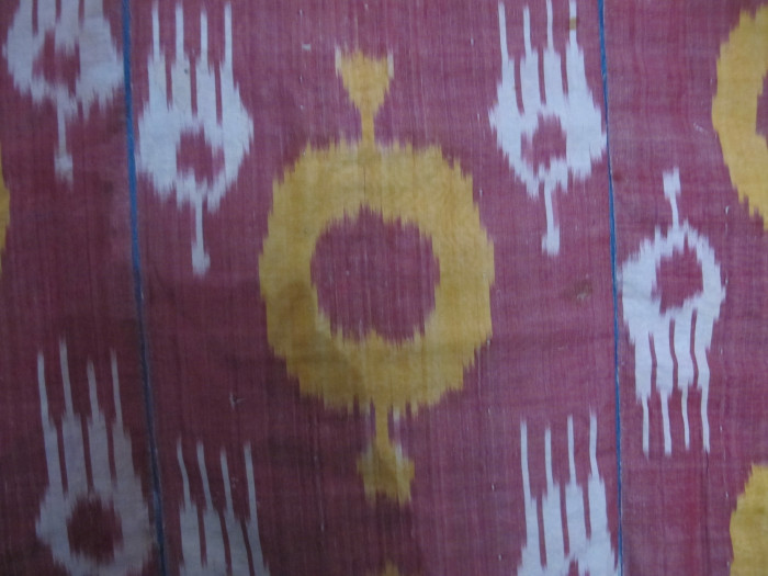 Large Silk Ikat Panel
