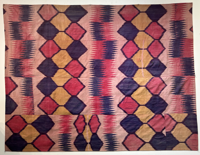 Large Silk Ikat Panel