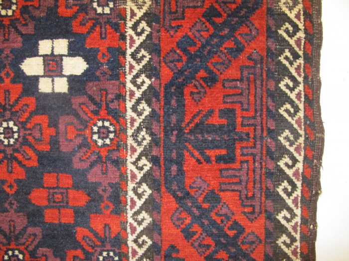 Fine Belouch Rug with Mina Khani Design