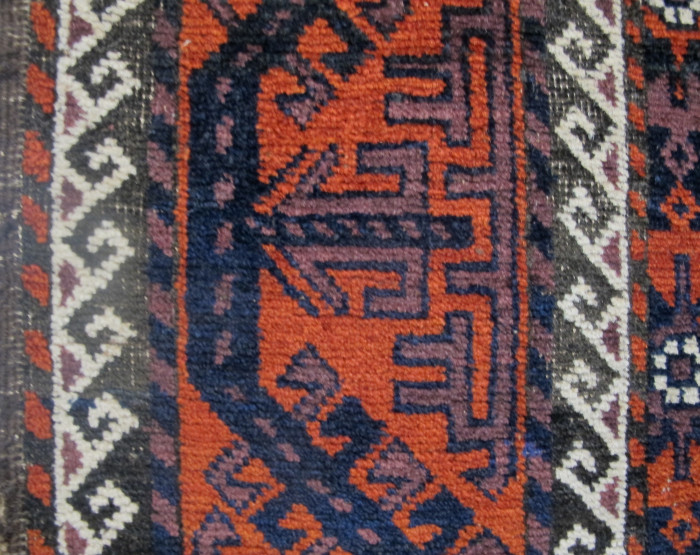 Fine Belouch Rug with Mina Khani Design