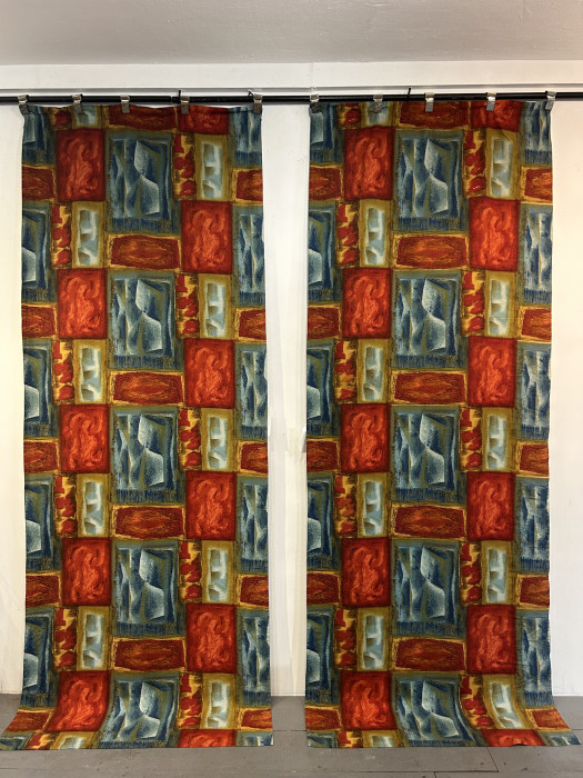 A Pair of Mid-20th Century printed Hangings