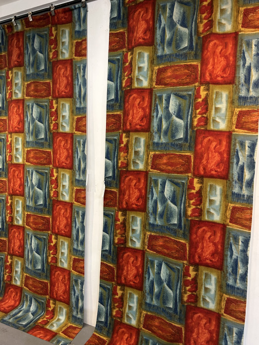 A Pair of Mid-20th Century printed Hangings