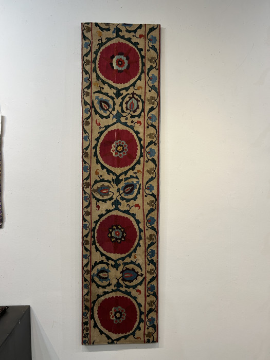 A Pair of Suzani Border Panels