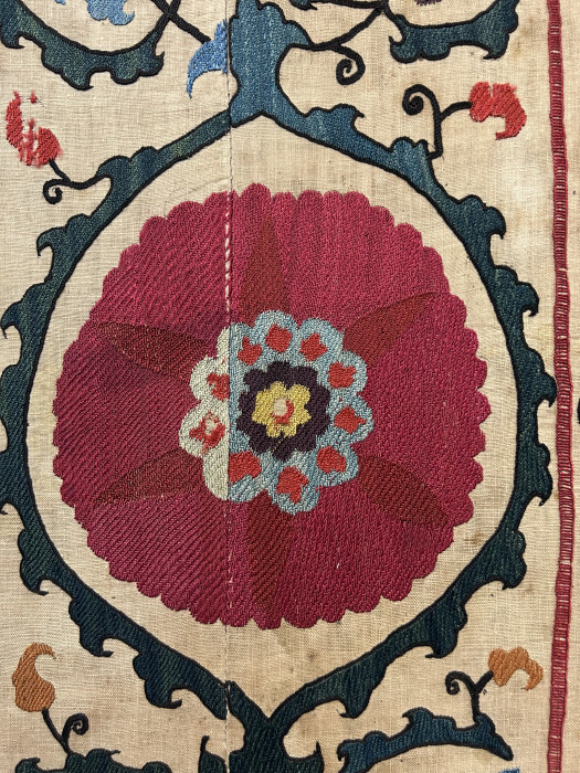 A Pair of Suzani Border Panels