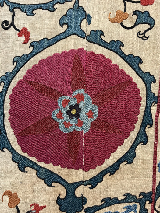 A Pair of Suzani Border Panels