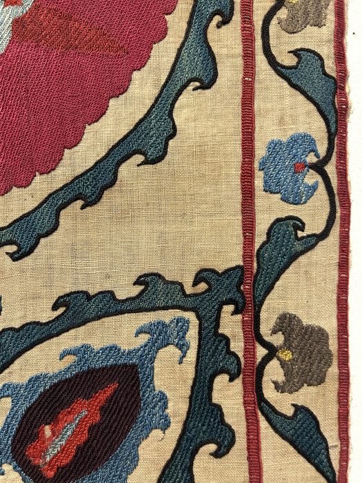 A Pair of Suzani Border Panels