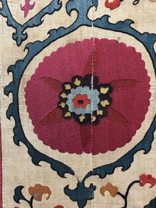 A Pair of Suzani Border Panels