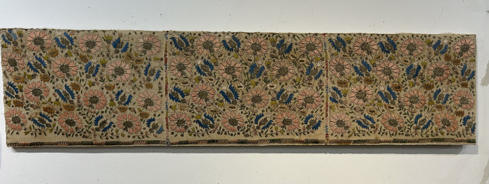 Silk and Silver-Thread Ottoman Embroidery