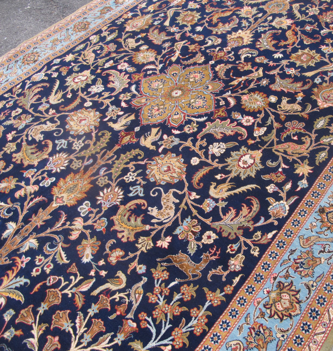 Part-Silk Qum Carpet