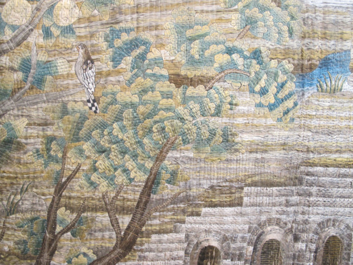 Rare Italian Floss Silk Tapestry