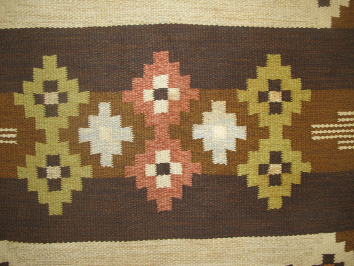 Vintage Swedish Wool Kilim