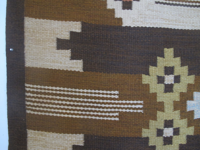 Vintage Swedish Wool Kilim