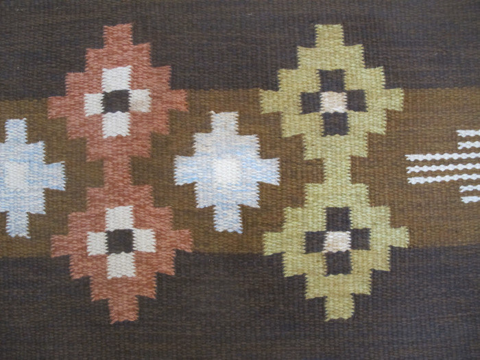 Vintage Swedish Wool Kilim