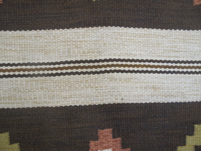 Vintage Swedish Wool Kilim