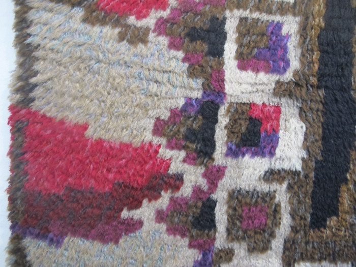 Art Deco Scandinavian Wool Pile Rug