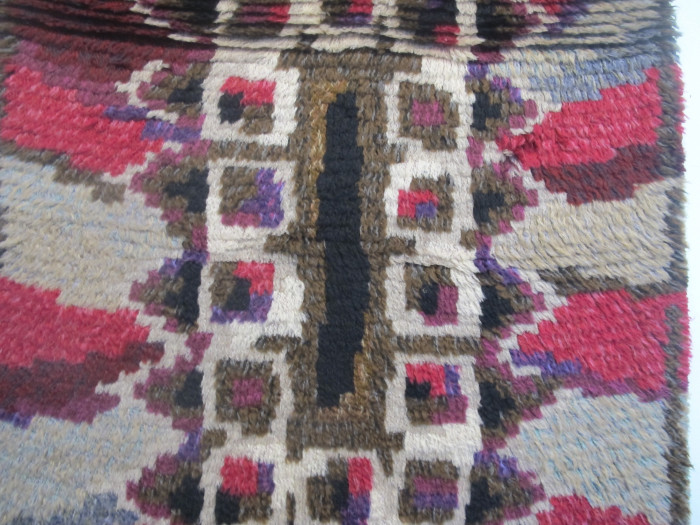 Art Deco Scandinavian Wool Pile Rug
