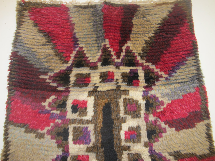 Art Deco Scandinavian Wool Pile Rug