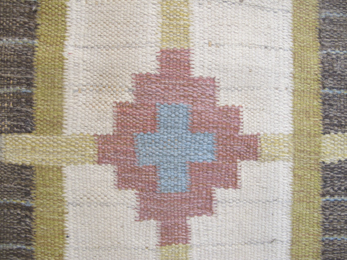 Mid-Century Swedish Kilim Runner