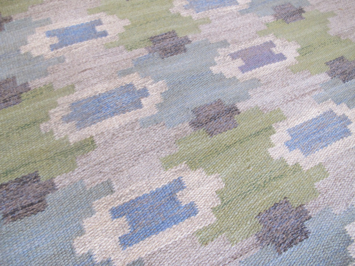 Swedish Kilim Designed by Judith Johansson