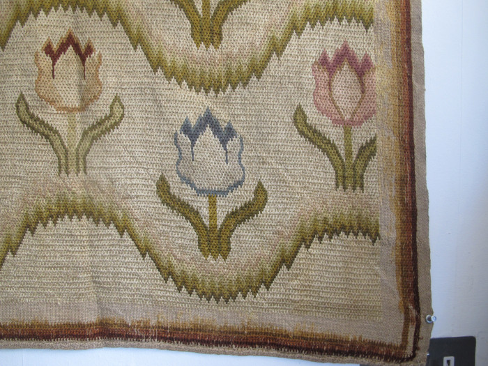 Silk Flamestitch Panel