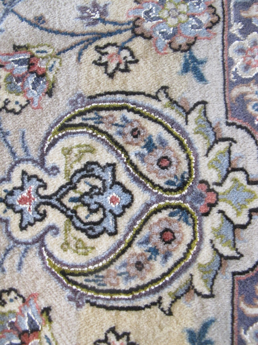 Fine Part-Silk Isfahan Rug