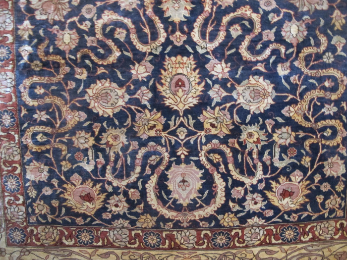 Fine Turkish Silk Rug