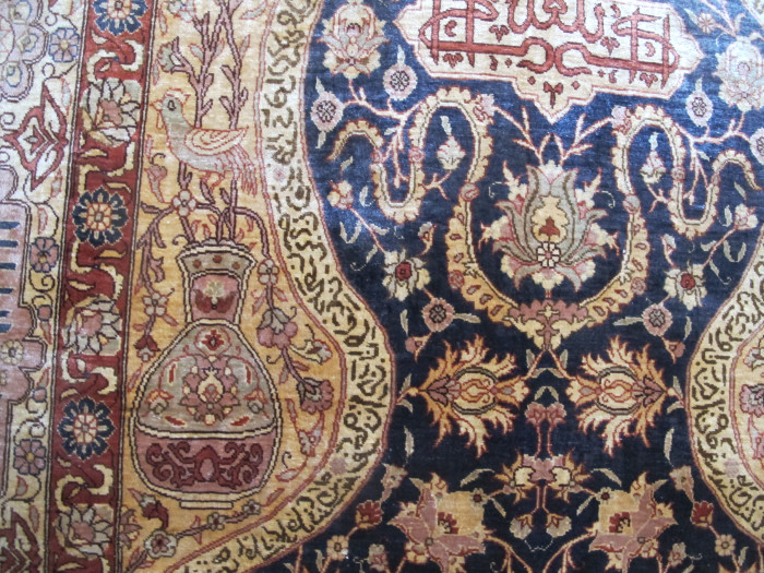 Fine Turkish Silk Rug