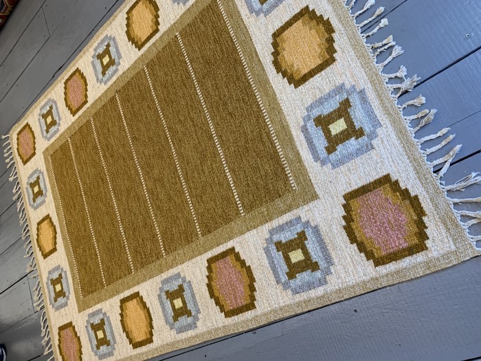 Swedish Kilim woven by Ingegerd Silow